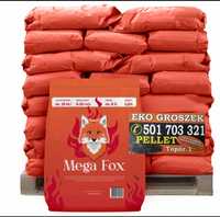 Ekogroszek Groszek Plus Mega Fox min. 25 mj/kg transport  gratis *