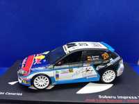 Miniatura 1/43 Subaru Impreza WRX Sti JLBarrios R I Canarias 2011