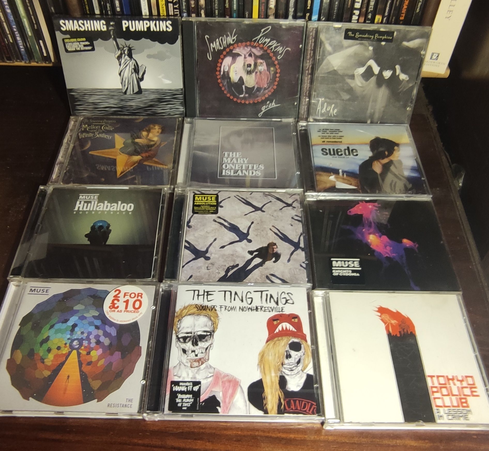 Vários CDs Pop Rock Alternativa Muse Killers Bowie REM Pink Floyd