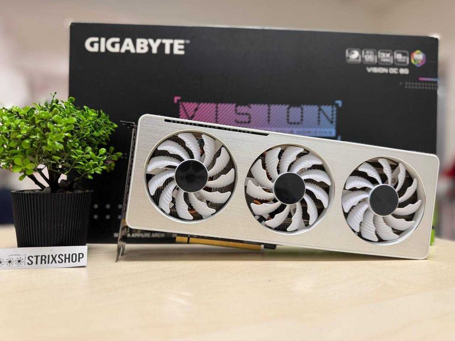 Відеокарта GIGABYTE GeForce RTX 3060 Ti VISION OC 8G rev. 2.0 Б/в
