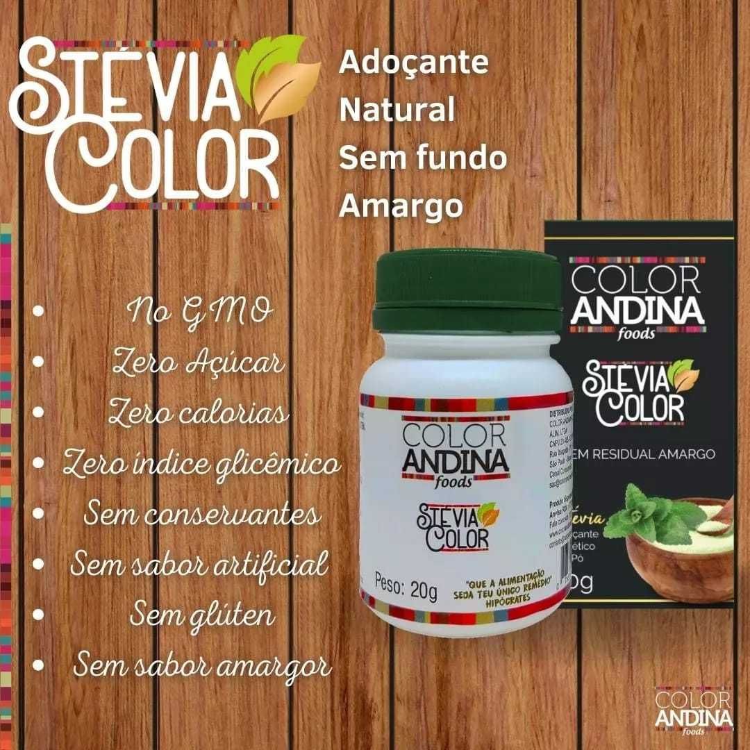 Adoçante Stevia Color Andina 100% natural sem açucares