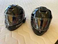 kaski motocyklowe MT Helmets 2 sztuki M plus Intercom
