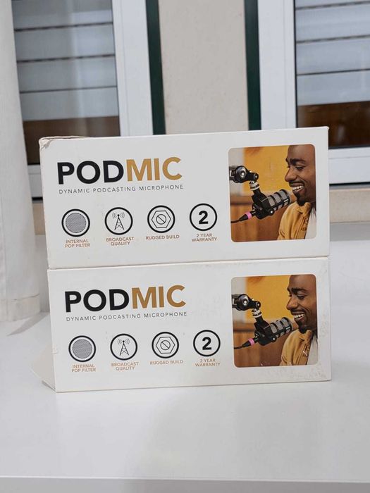 Microfone Rode PodMic (2 un)
