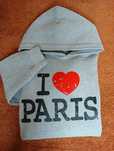 Бобка на девочку Paris , кенгурушка , кофта с капюшоном