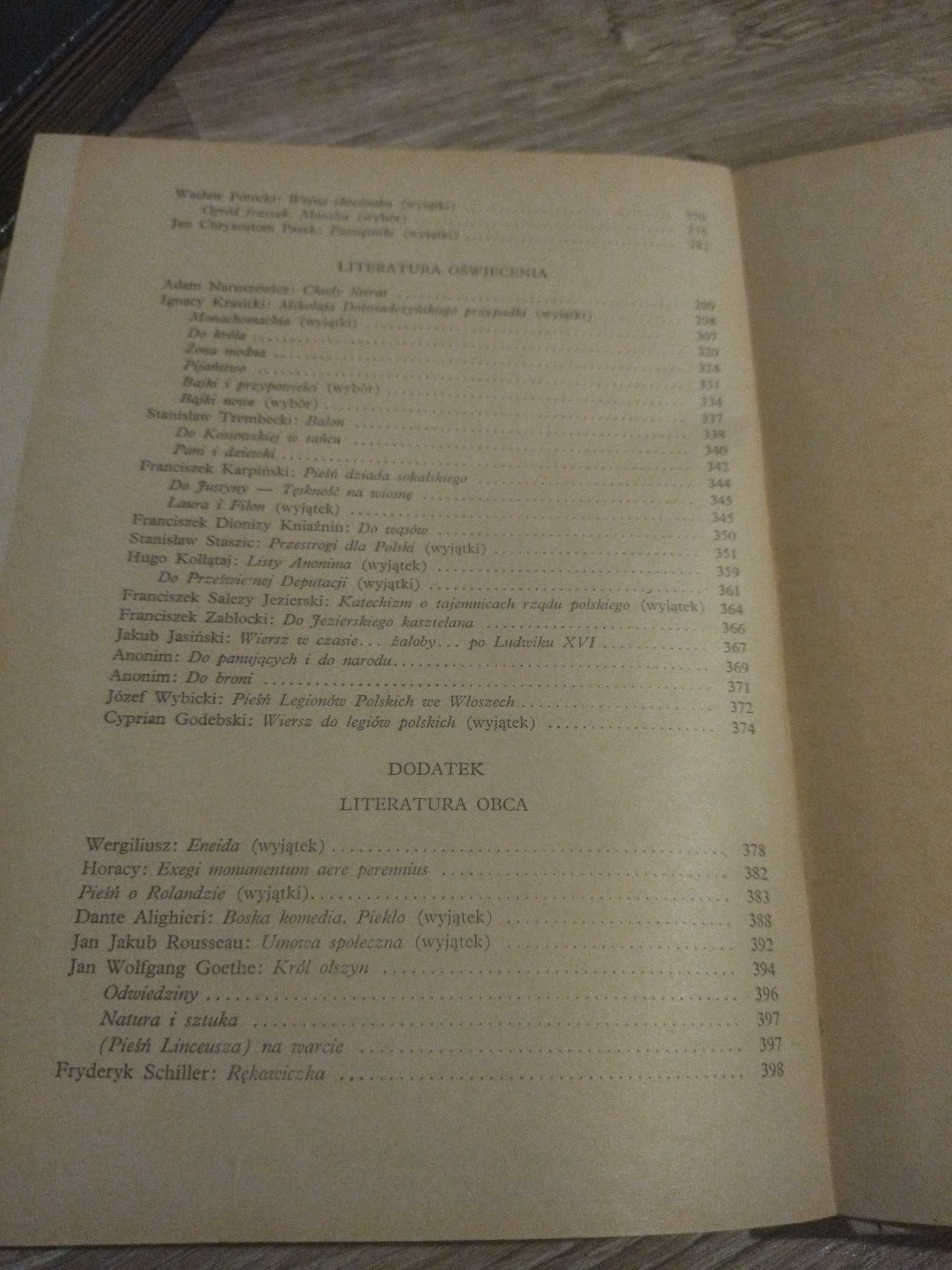 Książka literatura polska
