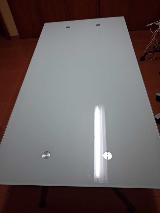 Mesa de vidro 160cmX80cm