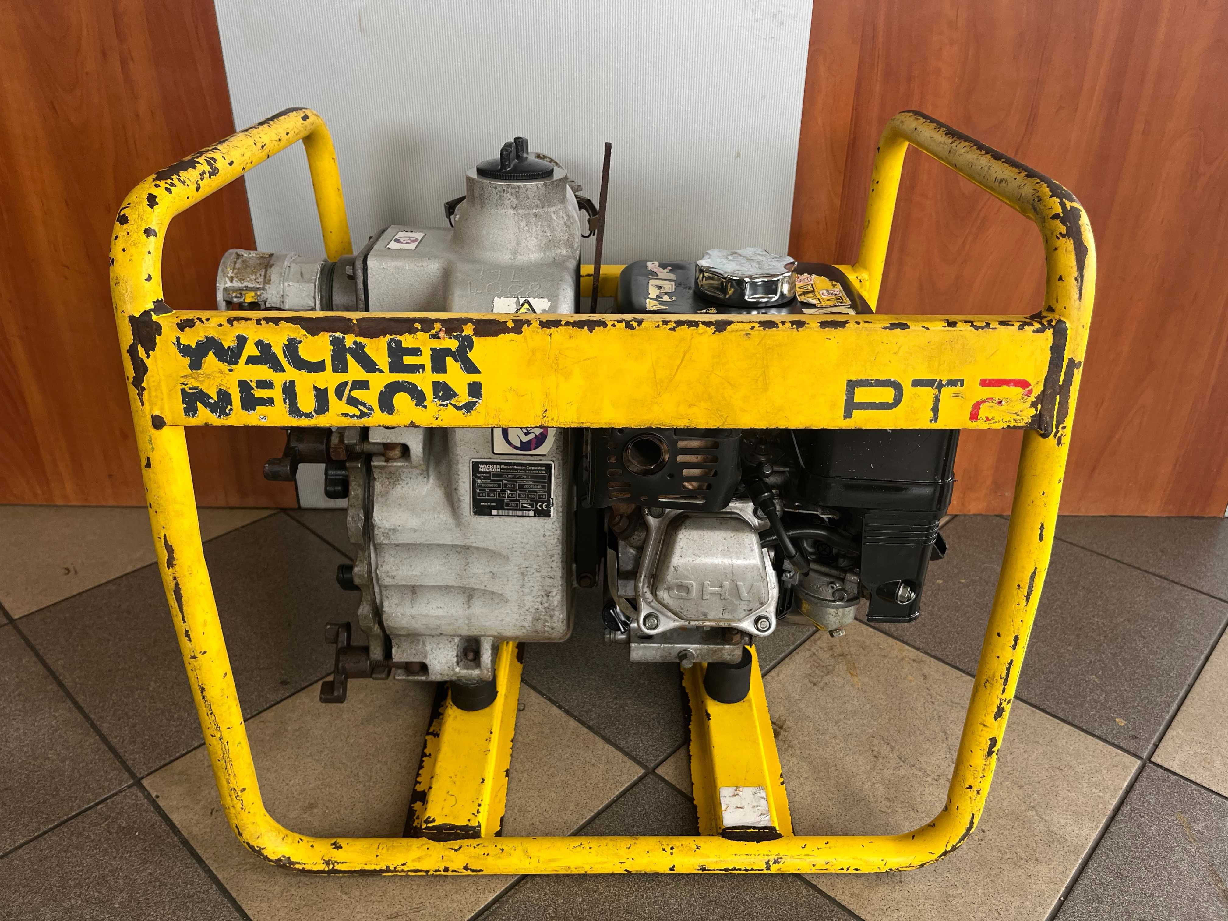 Pompa ściekowa motopompa dowody brudnej WACKER NEUSON PT 2A