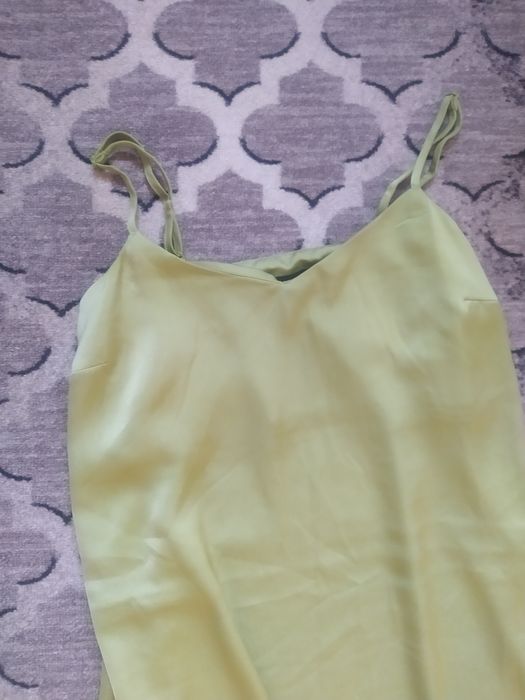 Koszulka nocna satynowa długa koszula piżama New Look