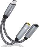Adapter do słuchawek ładowarki USB-C jack 3,5mm szybkie ładowanie P60W