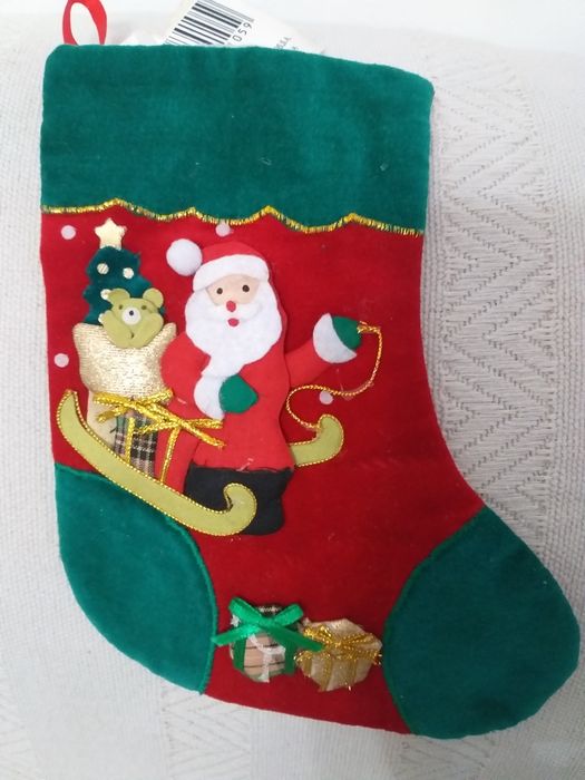 Bota de Natal (com etiqueta)