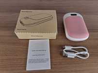 Y090 Kieszonkowy Ogrzewacz Dłoni Powerbank 10000 mAh Różowy Model HW39