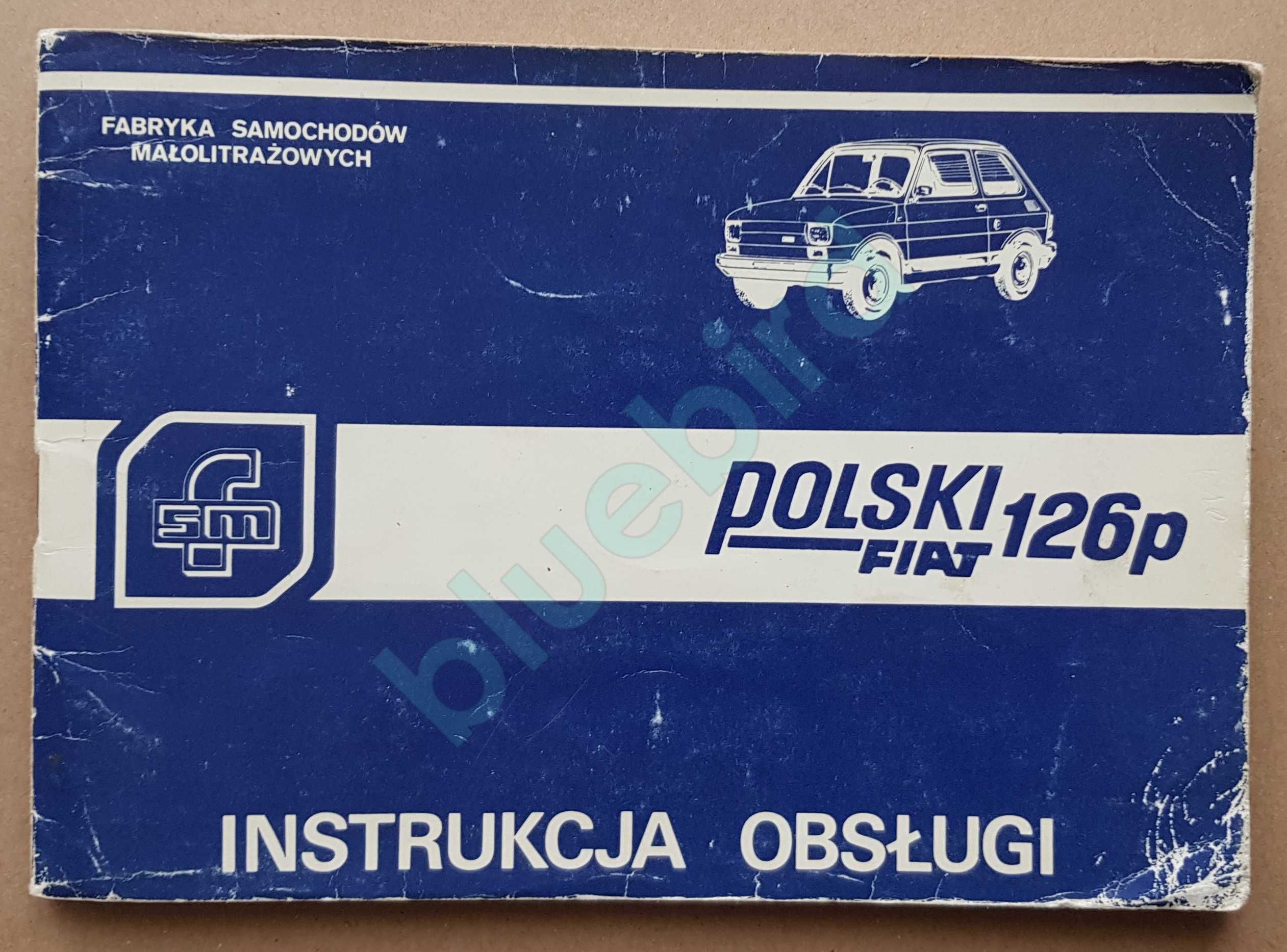 Instrukcja obsługi + książka gwarancyjna do Fiat 126p