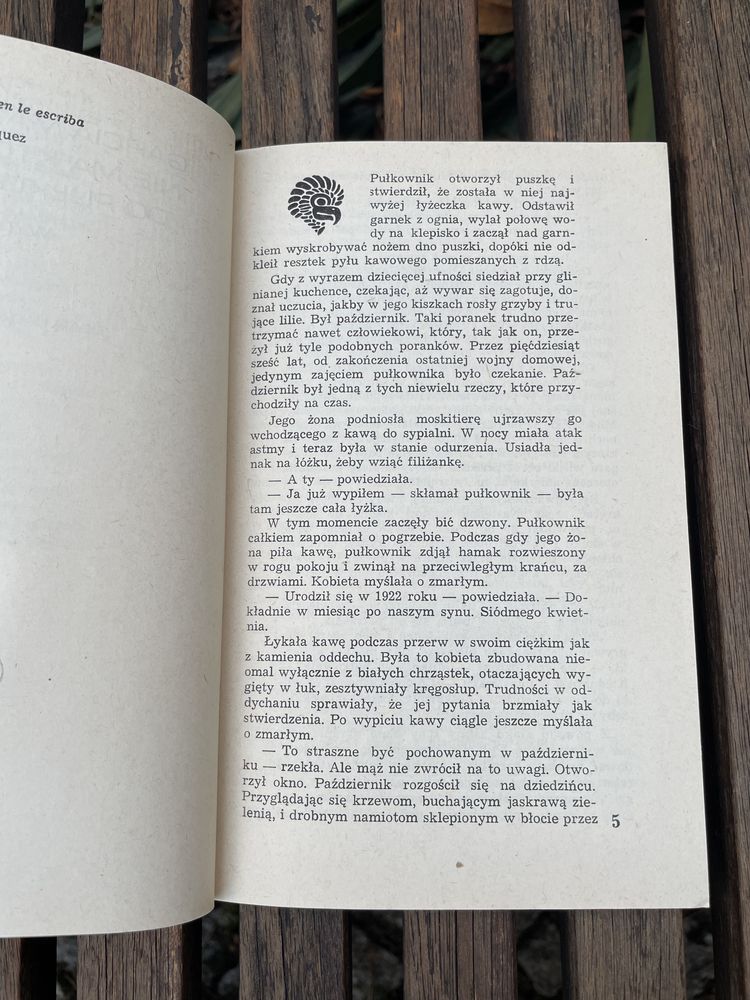 Nie ma kto pisać do pułkownika - Gabriel Garcia Marquez