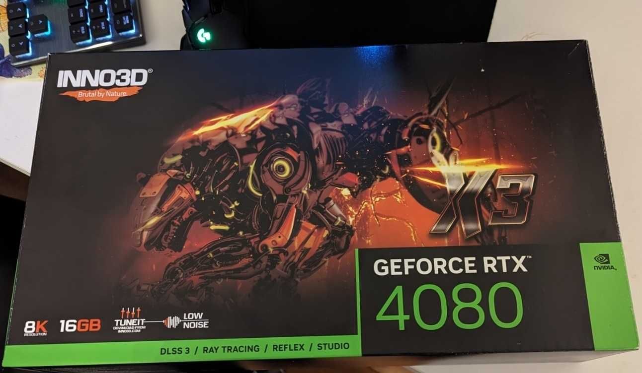 Відеокарта INNO3D GEFORCE RTX 4080 16 GB X3 на гарантії