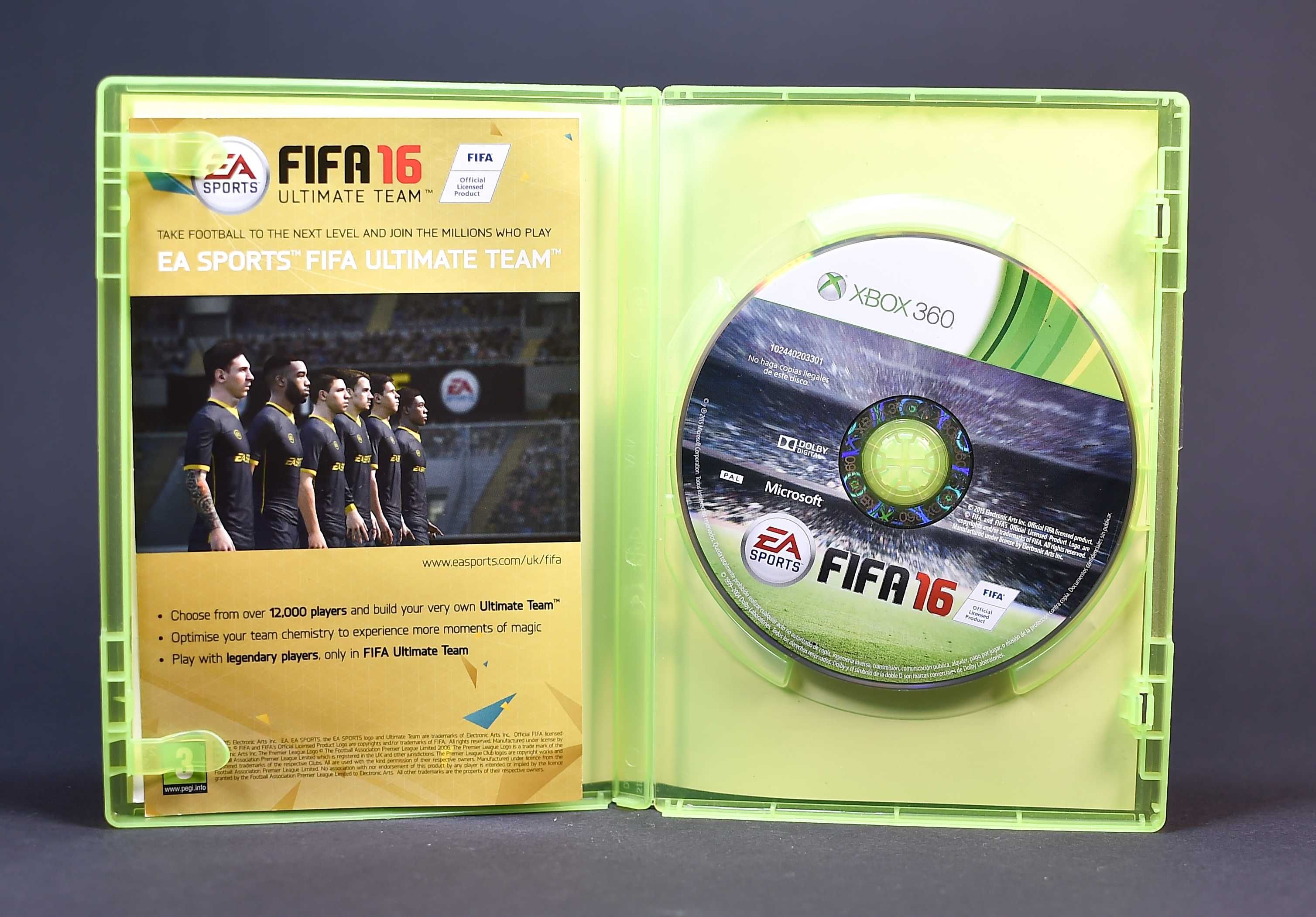 (X360) Fifa 16 (Okładka Szwedzka)