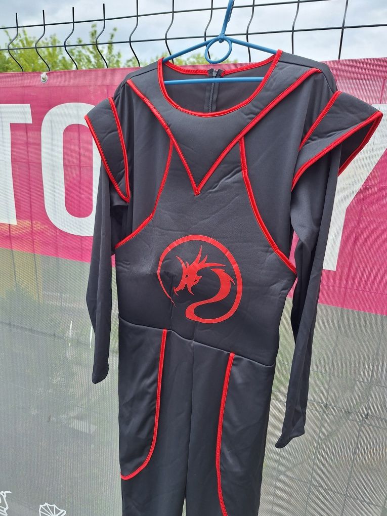 Ninja strój dla osoby dorosłej. Rozmiar L