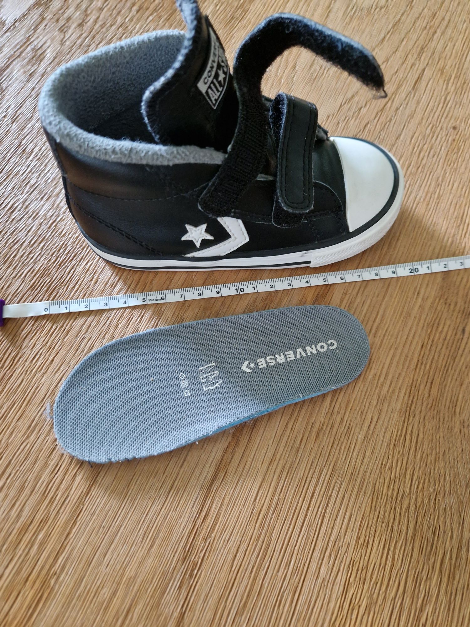 Adidasy Converse 762009c .Skóra roz 24(dł.wkl 15cm),lekko ocieplane