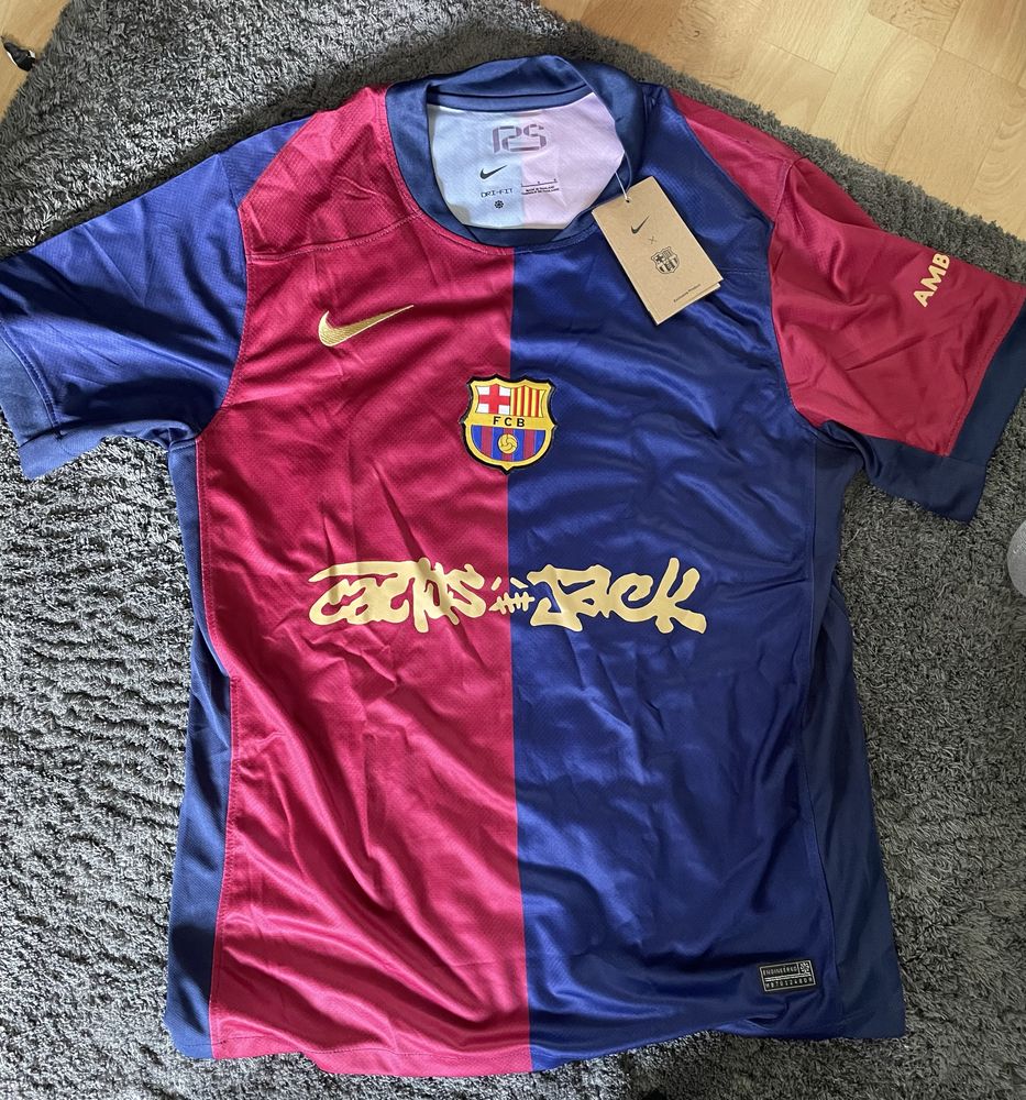 Koszulka FC Barcelona x Travis Scott (Cactus Jack) – Limitowana edycja