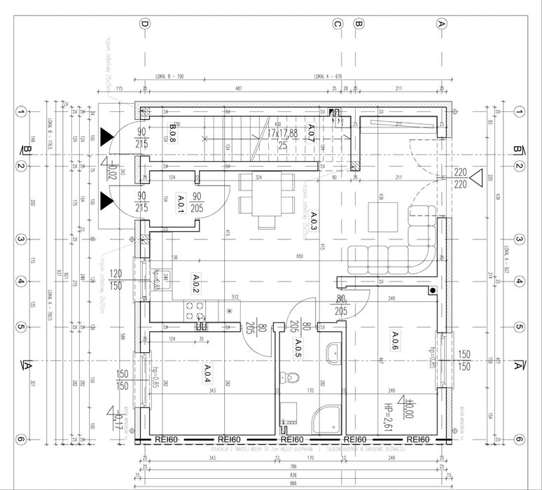 Mieszkanie w segmencie, 56,91 m2, ogród, Bieniewice ul. Akacjowa