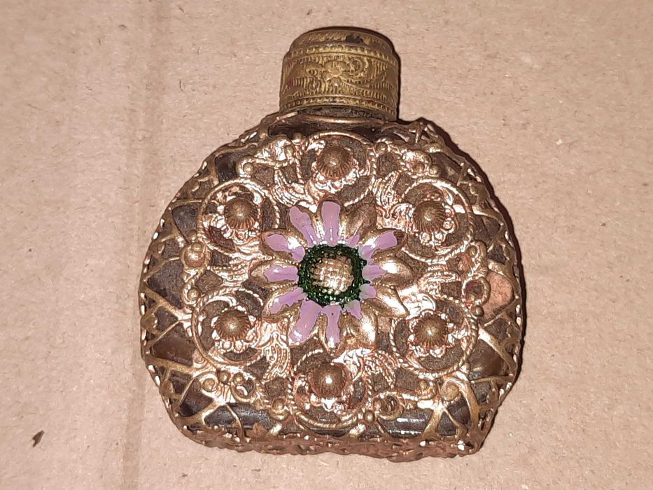 Флакончик духи вінтажний в позолоті часів СРСР