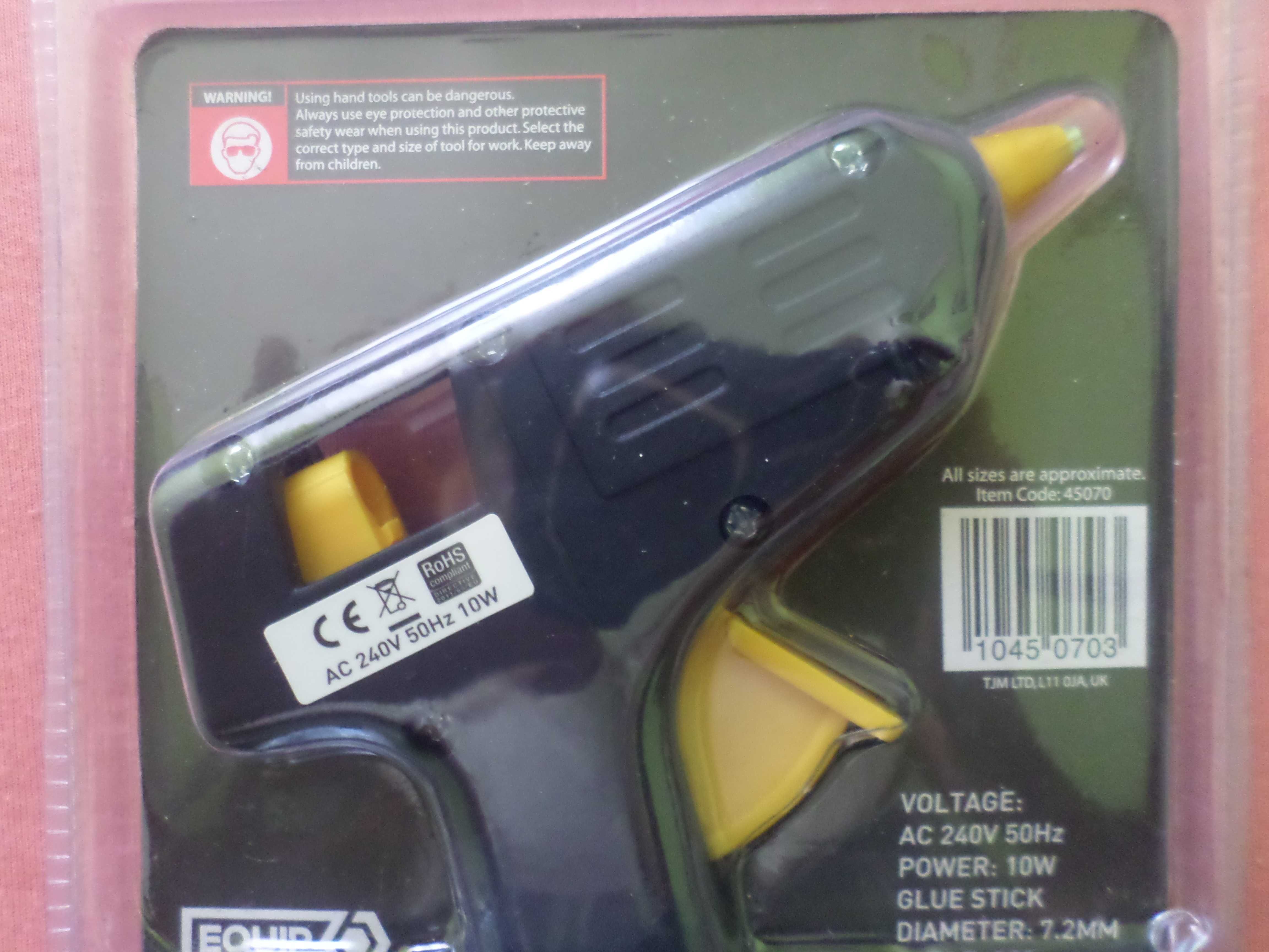 Mini "pistolet" do kleju na gorąco + 14 dodatkowych sztyftów kleju