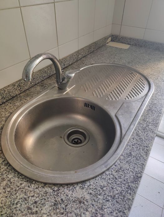 Pia de cozinha em Aço inoxidável