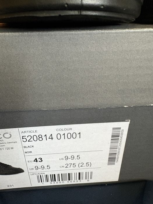 Продам чоловічі кросівки Ecco street 720 розмір 43