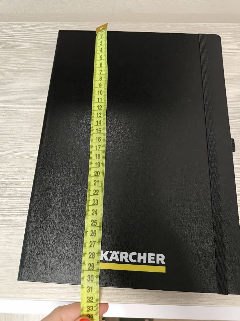 Блокнот записна книжка щоденник А4 записник новий чорний karcher