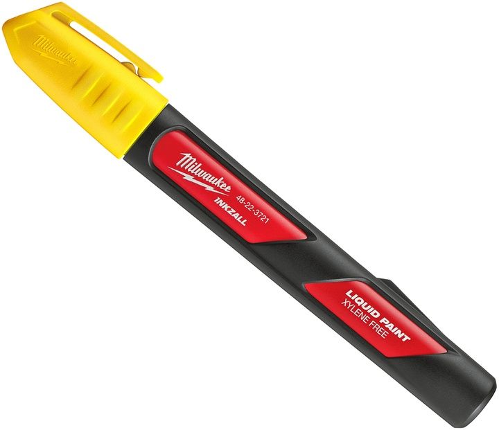 Маркер будівельний  Milwaukee Inkzall LP  Жовтий