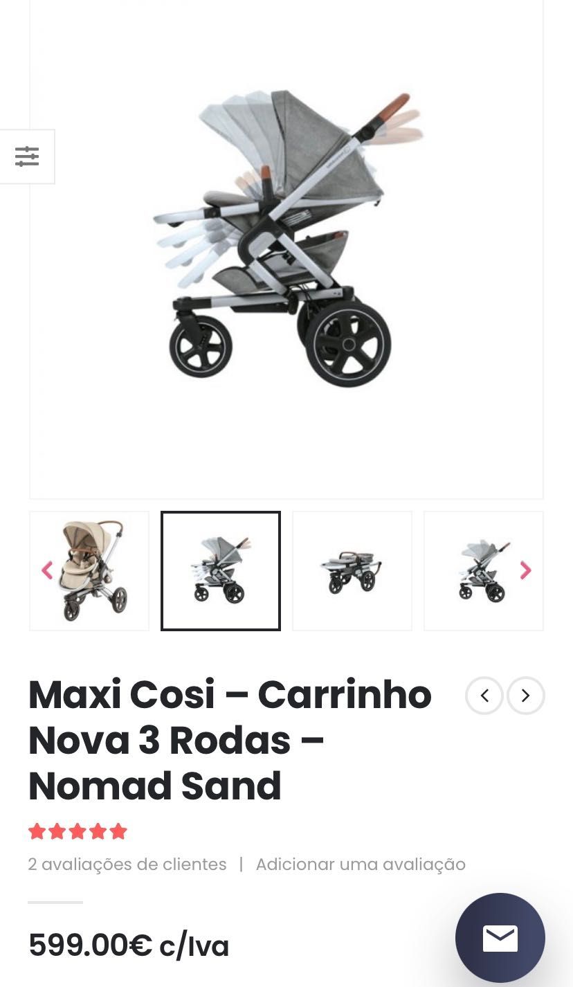 Carrinho NOVA Bebe confort - GARANTIA VITALÍCIA