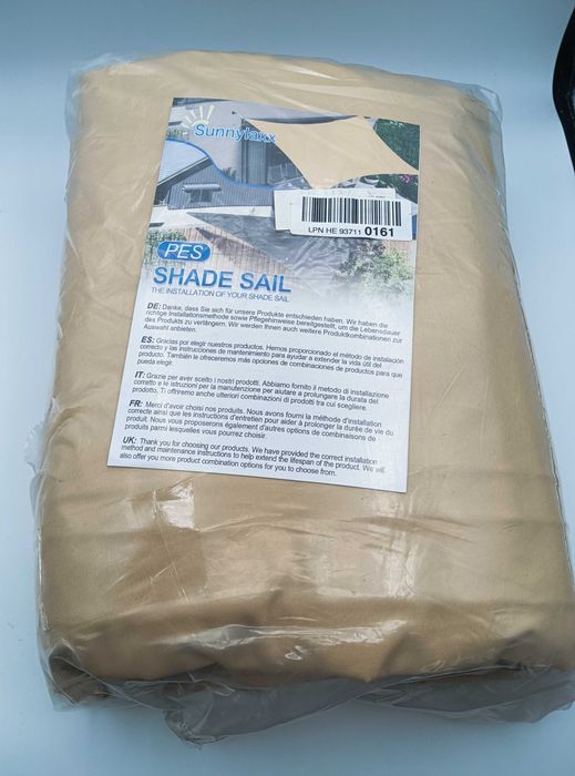 Toldo Lona Sombra Sunnylaxx 4x6m Bege