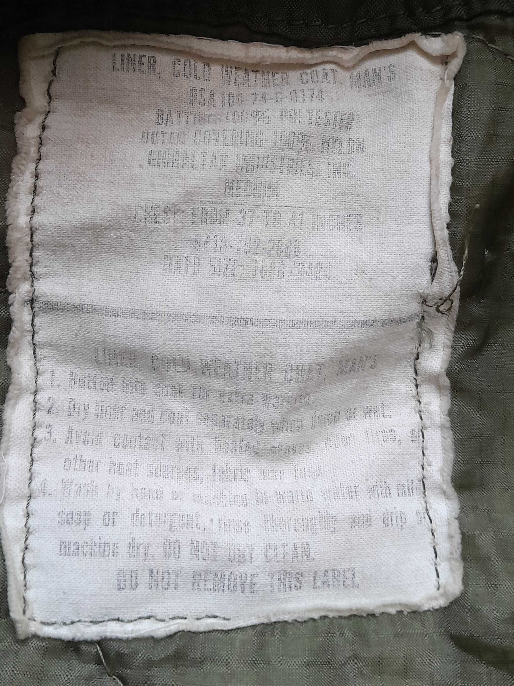 Sprzedam oryginalną kurtkę parkę M65 USArmy z podpinką.