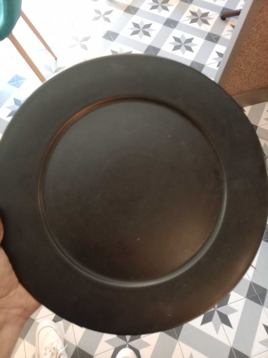 Prato marcador preto