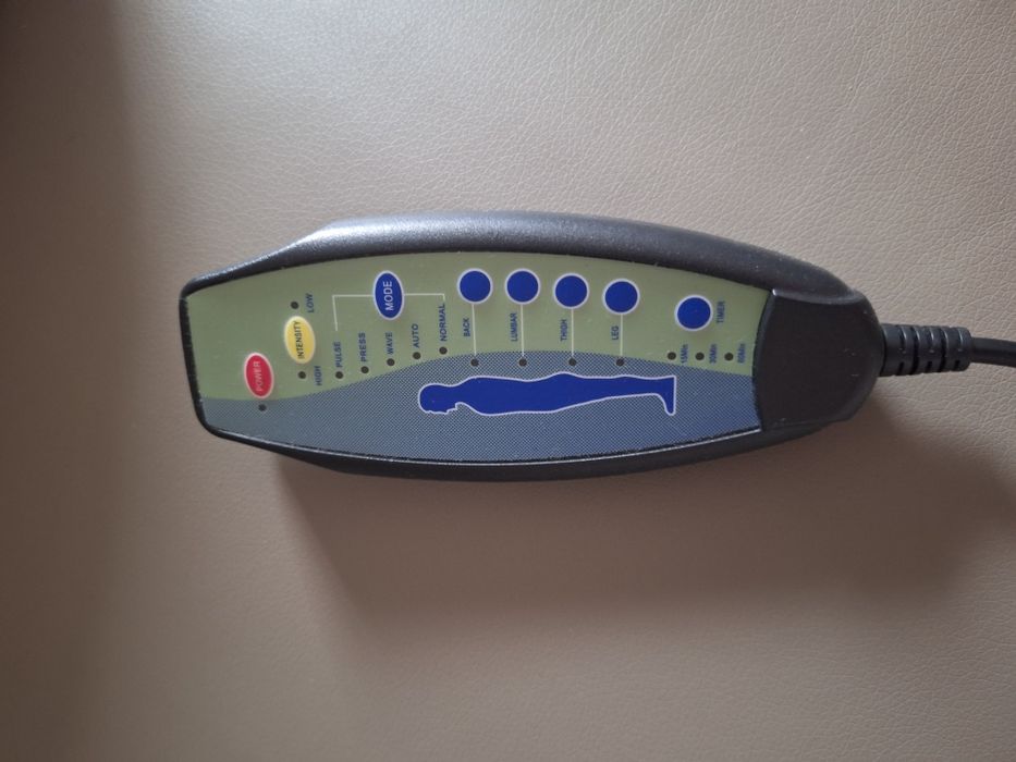 Fotel masujący siwy