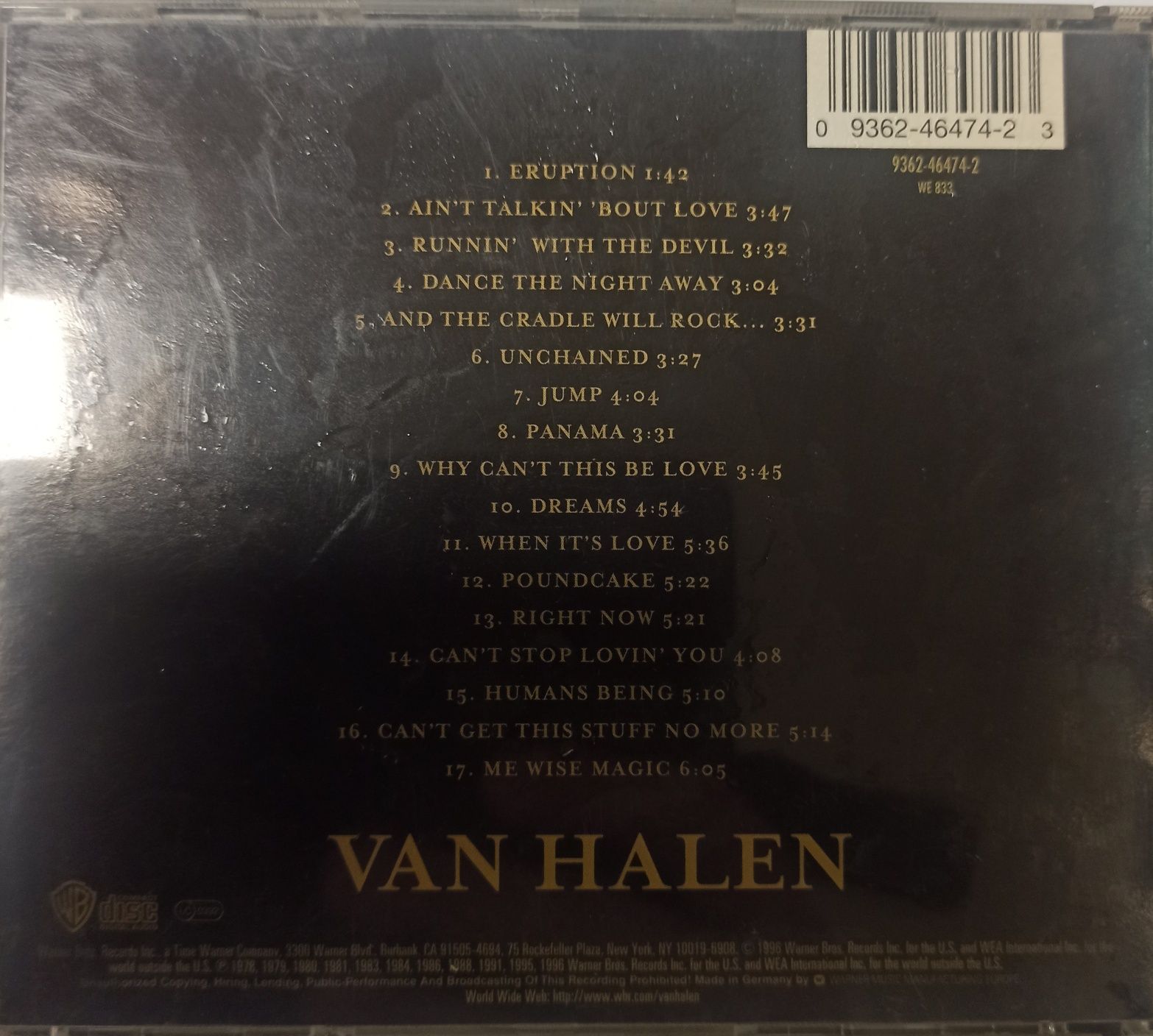 4 CDs originais.
