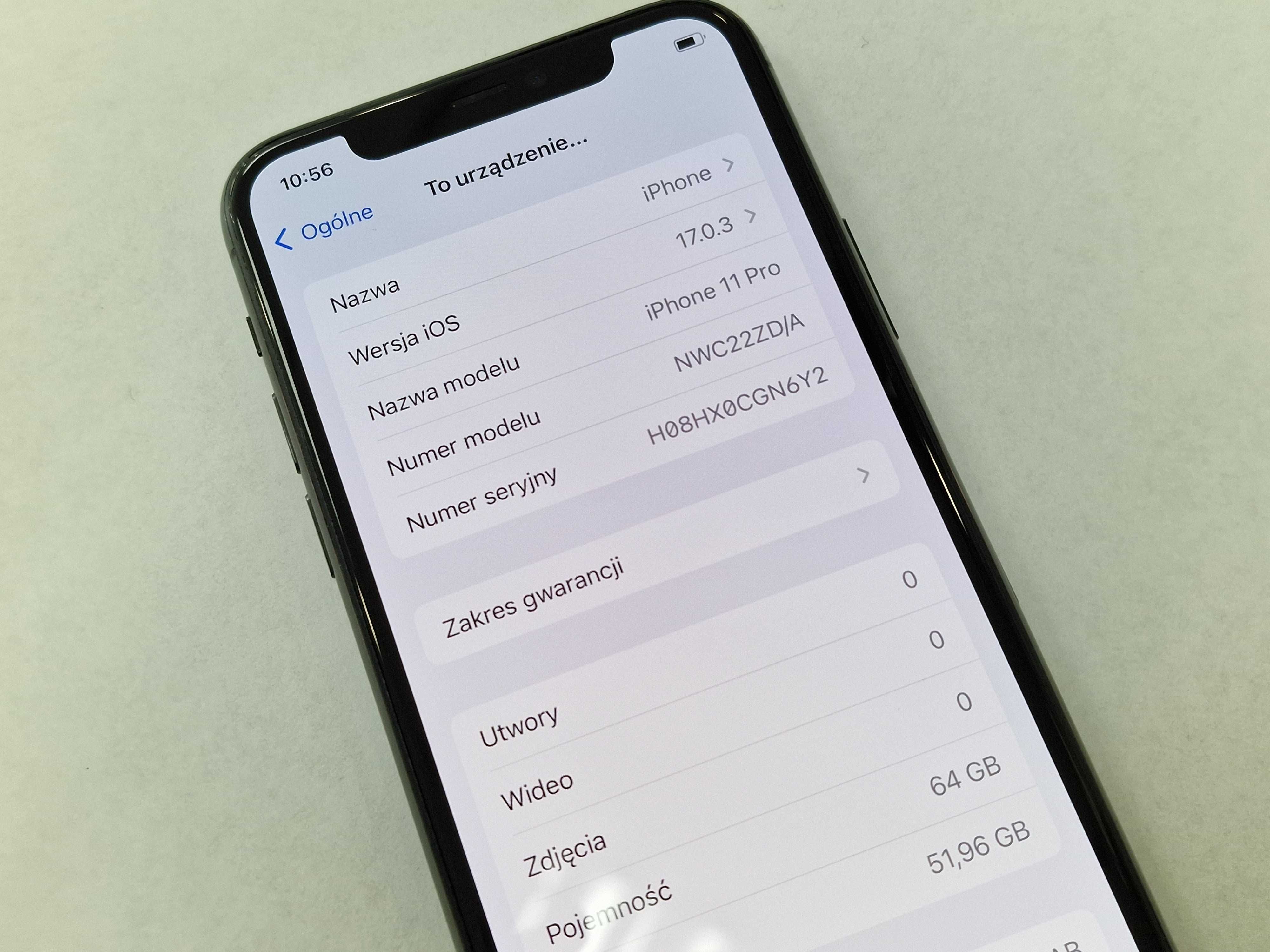 Iphone 11 PRO 64GB/ Space Gray/ BDB/ Bat 99%/ Gwarancja