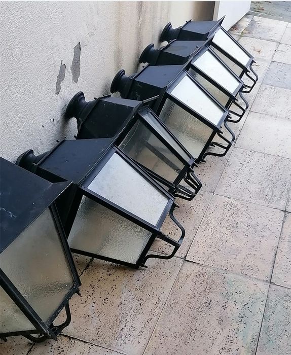 Candeeiros de rua antigos