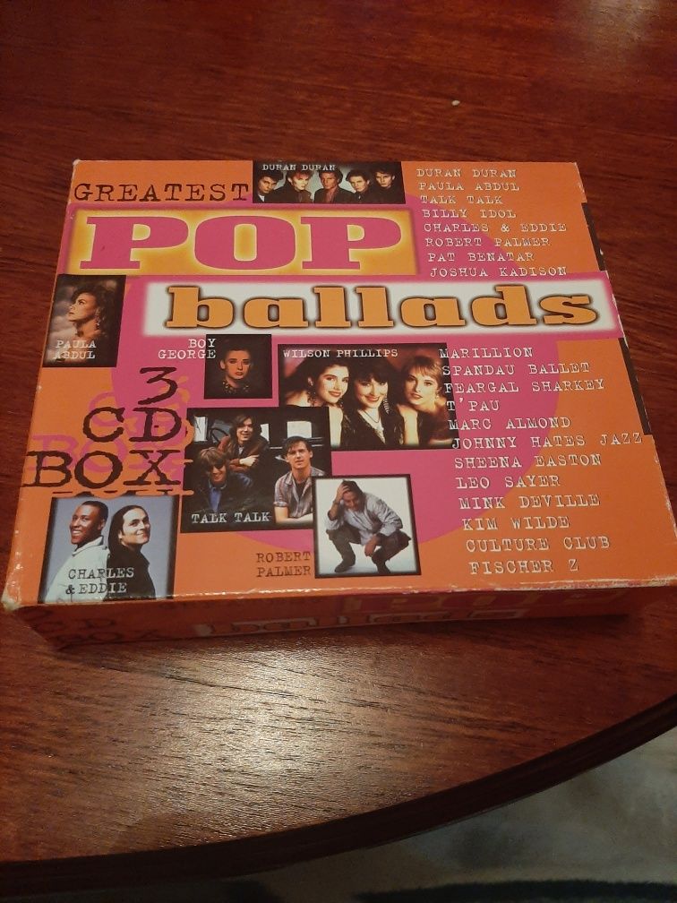 Greatest pop ballads 3 cd