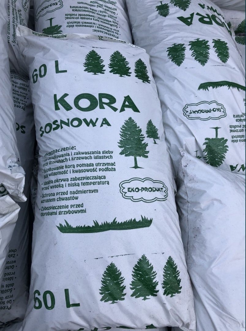 Kora sosnowa , ogrodowa, iglasta ,ziemia ,torf