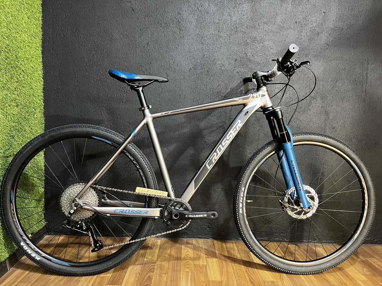 Алюмінієвий велосипед 29 Crosser Solo ГІДРАВЛІКА Air 1x12/2x12