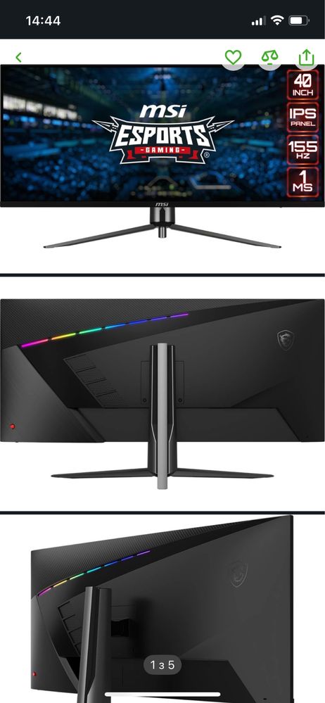Монітор MSI MAG401QR