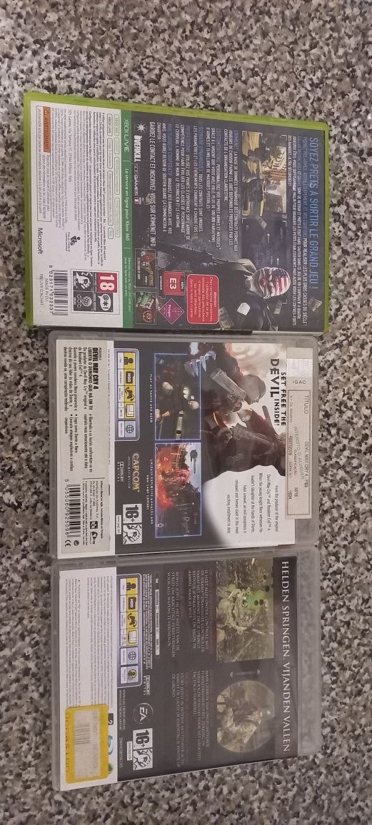 Devil may cry 4/Medal of honor airborne/Payday 2 Playstation 3/Xbox360