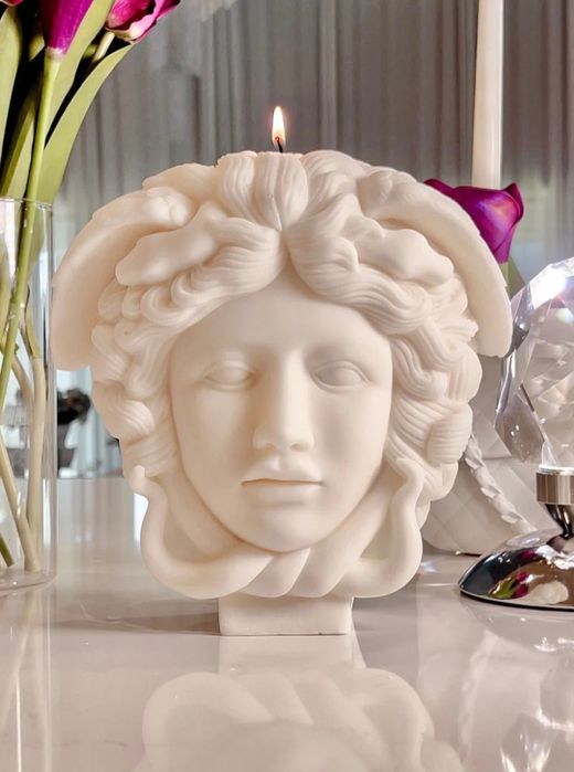 Vela decorativa Medusa