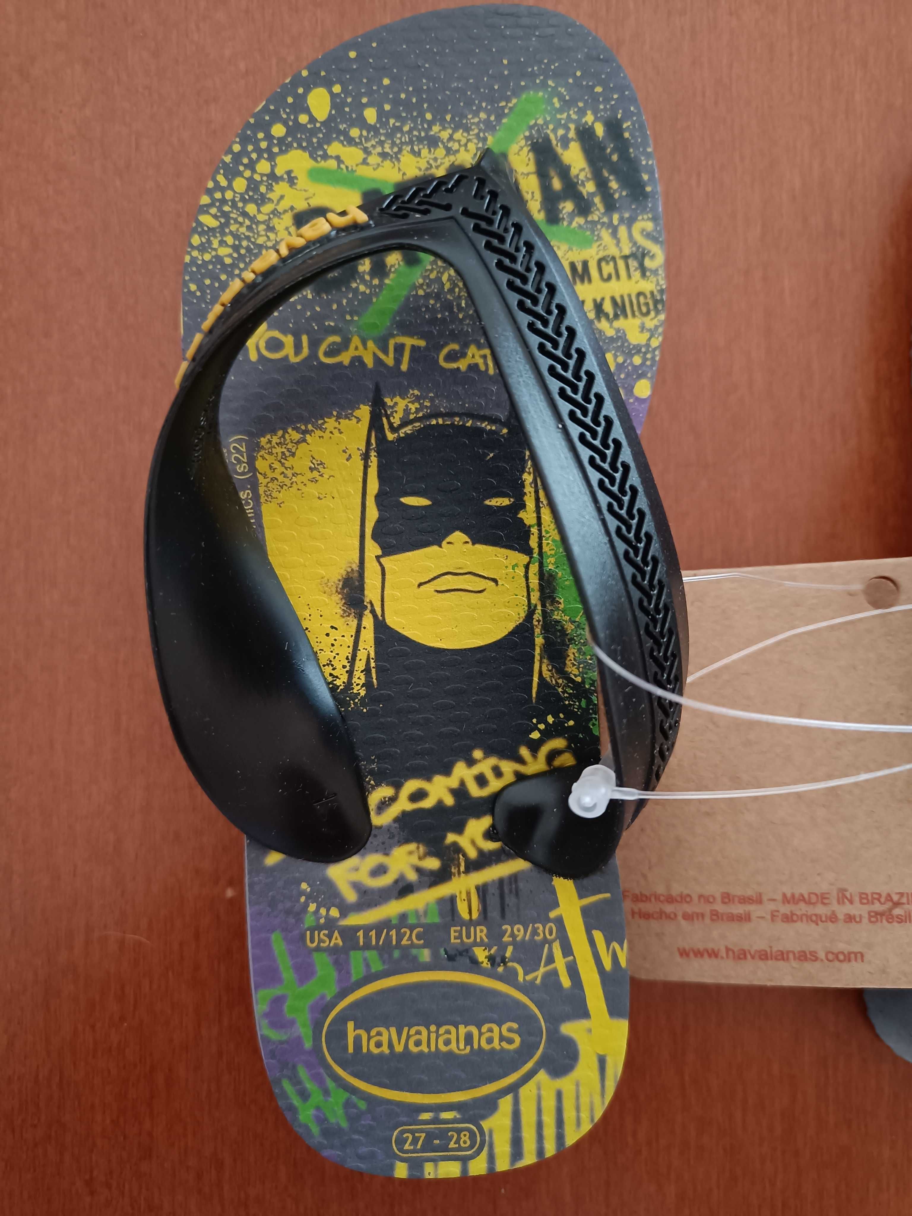 Havaianas Batman - Novas - Criança