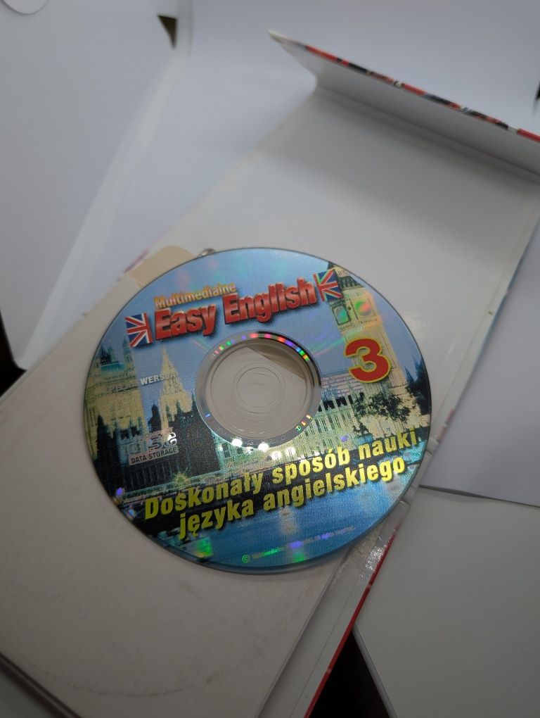 Płyty do nauki angielskiego - Easy English 1,2,3 superMemo płyta CD