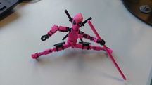 Figurka Deadpool z ruchomymi stawami 14 cm!