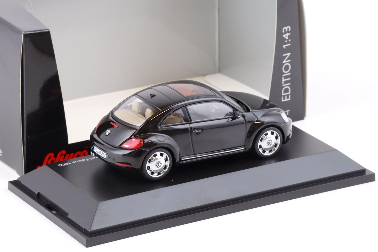 VW Volkswagen Beetle Coupé 2012 Deep black Schuco® skala 1:43