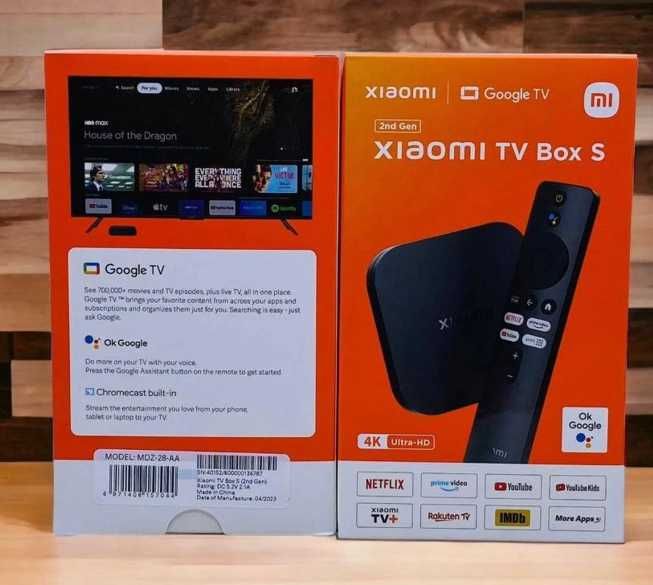 Smart TV приставка Xiaomi Mi Box S 4K 2nd Gen MDZ-28-AA