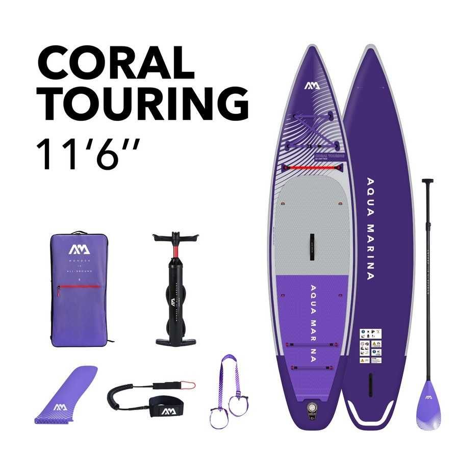 Deska touring SUP Aqua Marina Coral 11'6" NIGHT FADE Raty 0%