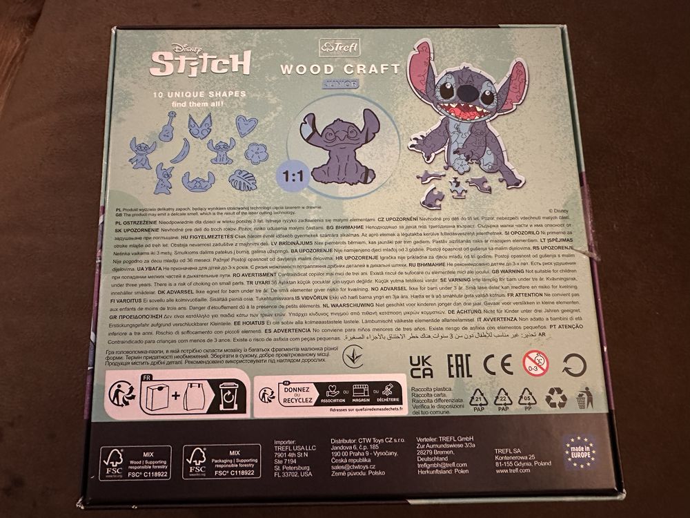 Puzzle Drewniane Stitch